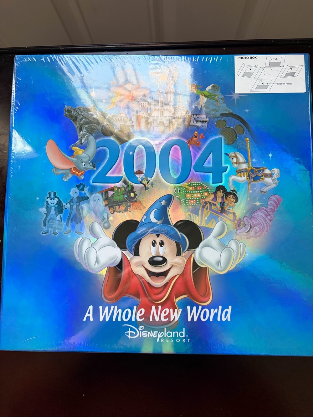New Vintage 2004 Disneyland Resort Photo Box A Whole New World Mickey Mouse